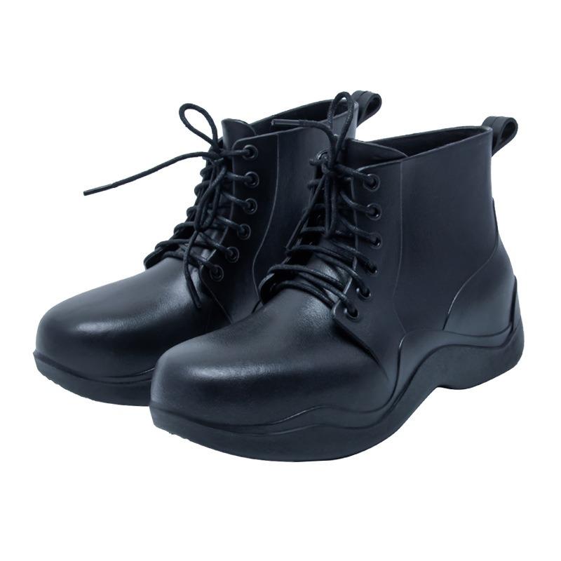 New medium tube rain shoes women's fashion water shoes wear non-slip medium tube water shoes adult short rain boots