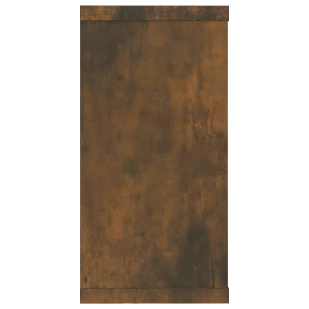 Vidaxl Półki Ścienne, 4 Szt., Przydymiony Dąb, 100X15X30 Cm