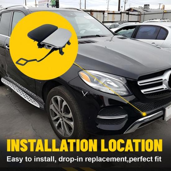 Front Towing Hook Eye Cover For Cap Mercedes-Benz GLE350 GLE400 ML250 ML550 ML63