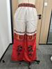 Women's Cotton And Linen High Waist Retro Print Fashion Trousers