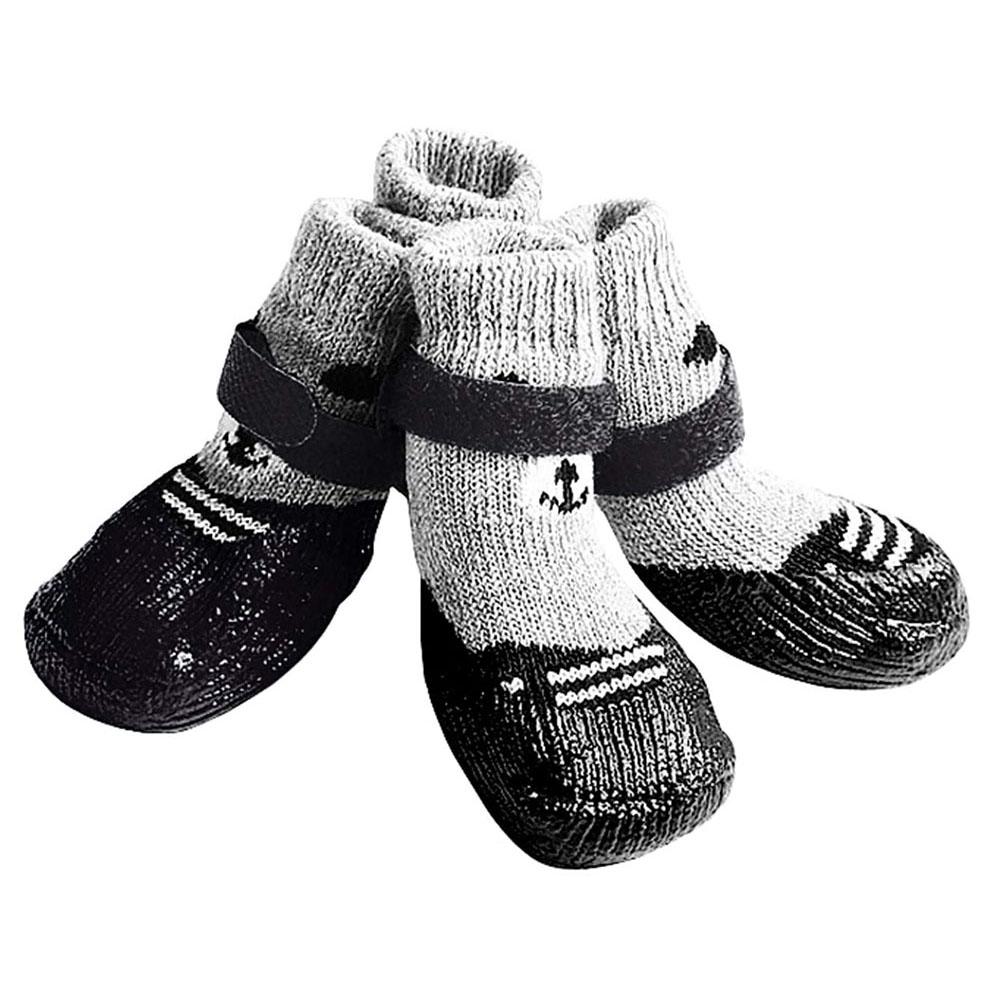 

Dog Socks Shoes Boots Outdoor Anti-Slip Waterproof Puppy Pet Paw Protector Traction Control for Hardwood with Adjustable Straps S