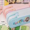 Labubu Large Capacity PU Pencil Case for Students and Cute Girls