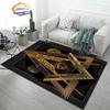 Nouvelle mode tapis franc-maçonnerie tapis maçonnique doux paillasson tapis chambre franc-maçon salon porte sol couloir tapis tapis de Yoga
