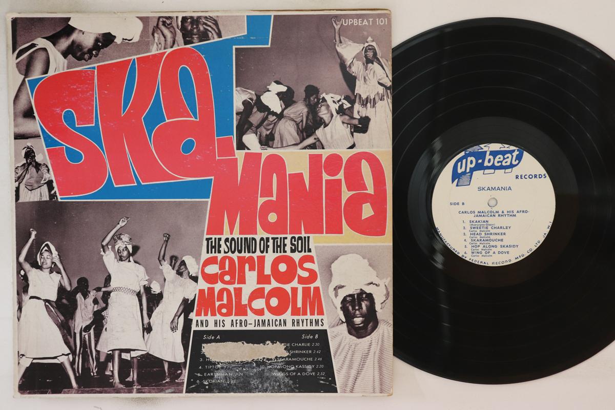 

LP Record CARLOS MALCOLM & HIS AFRO-JAMAICAN - Ska-Mania: The Sound Of The Soil UPBEAT101 Up-Beat Records 1962 Jamaica Reggae, Ska & Dub Used