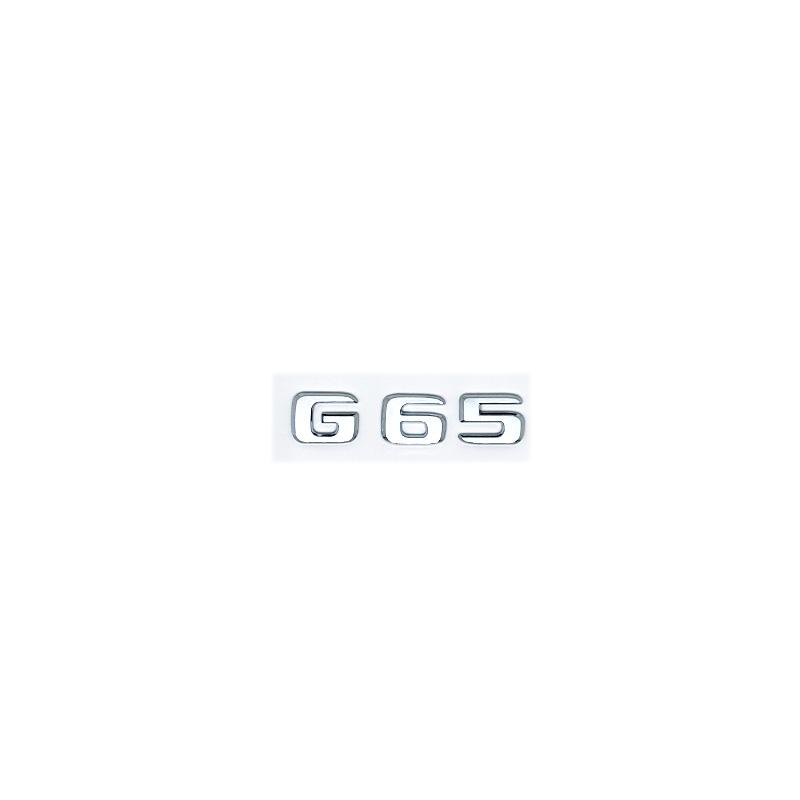 AATP1 G63/G65 V8 Biturbo/V12 Biturbo Flat Letters Emblem - for Mercedes Benz W463 Fender & Trunk Logo Sticker