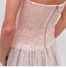 Pink Strapless Ruched Waist Vest - French Sweet Style, Stunning One-Shoulder Design