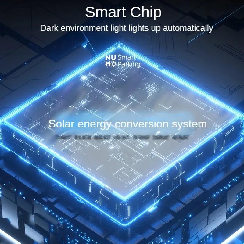 Solar Car Phone Number Plate Led Lighting Temporary Parking Card Hidden Plates Car Park Stop Multiple Number Parking Gadgets