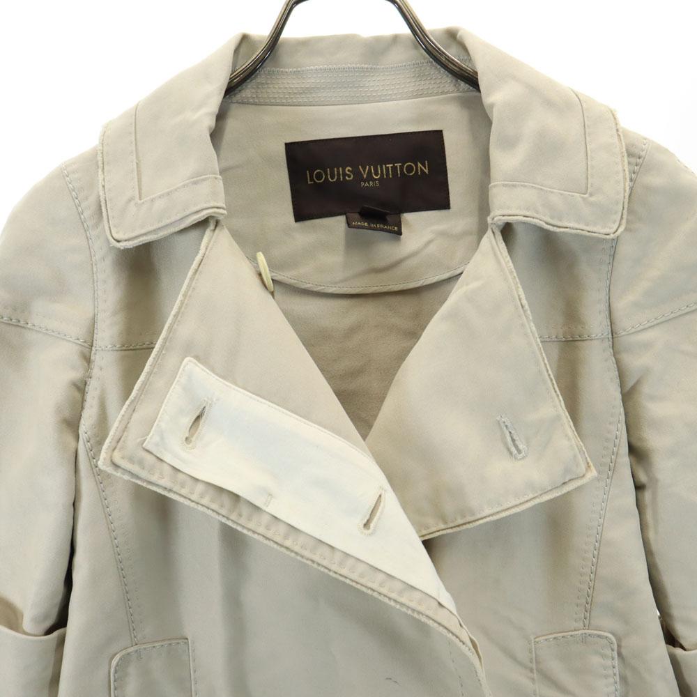 LOUIS VUITTON Made in France trench coat 36 beige Women Used
