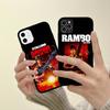 1pc Movie Rambo First Blood Phone Case For IPhone 17 16 15 14 13 Plus 12 11 Pro Max PC+TPU Cases Back Cover