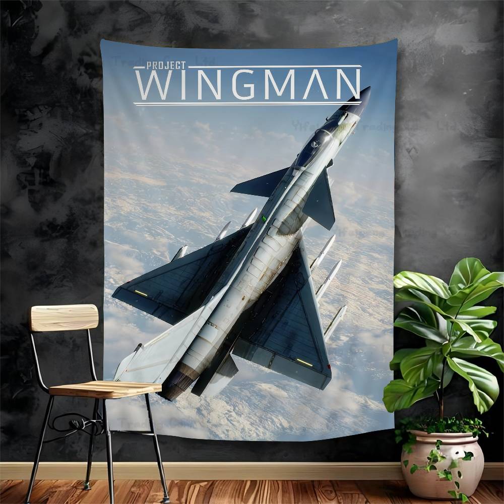 

MMilitary Aircraft Fighter Enthusiasts Printed Large Wall Tapestry Hanging Tarot Hippie Wall Rugs Dorm Art Home Decor 74x94cm(29x37in)