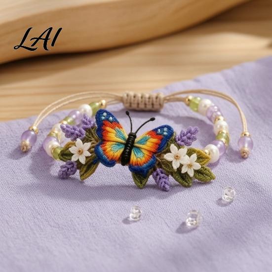 Quiet Time Handcraft Activities DIY Beaded Bracelet Making Kit 3D Hummingbird Butterfly Fox Small Ornament Kit Craft Beginner-Friendly Bead
