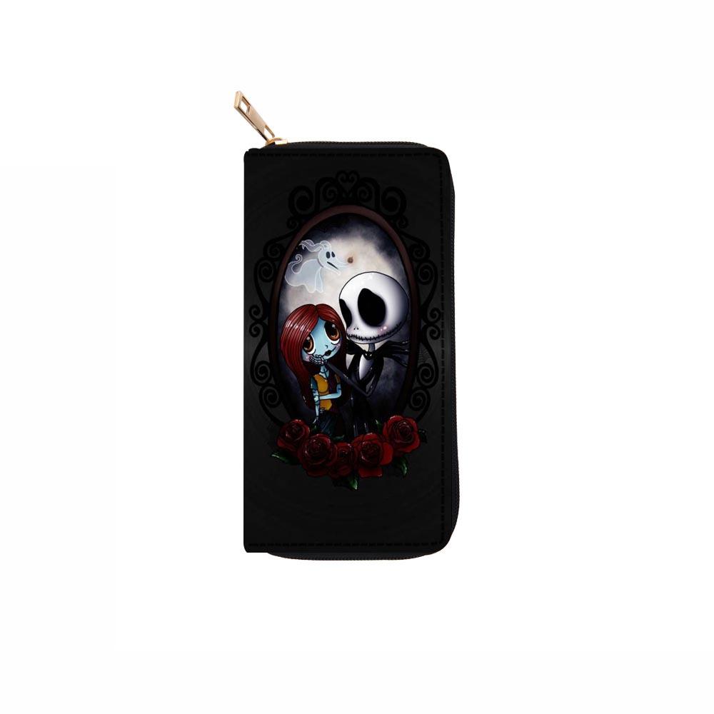 

Кошелек-клатч на молнии с длинным черепом, Рождественская ночь ужасов