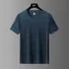 Halfmouwige Heren Modieus Rond Hals IJszijde T-shirt Sport Casual Tops Lichtgewicht Ademend Fitness Grote Maat Korte Mouwen