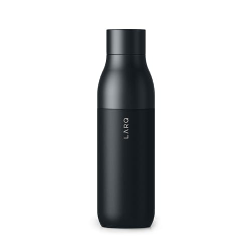 

LARQ Insulated Bottle, Obsidian Black, 740ml, Double-Layer Vacuum Walled, Keeps Hot or Cold for 12 Hours and 24 Hours