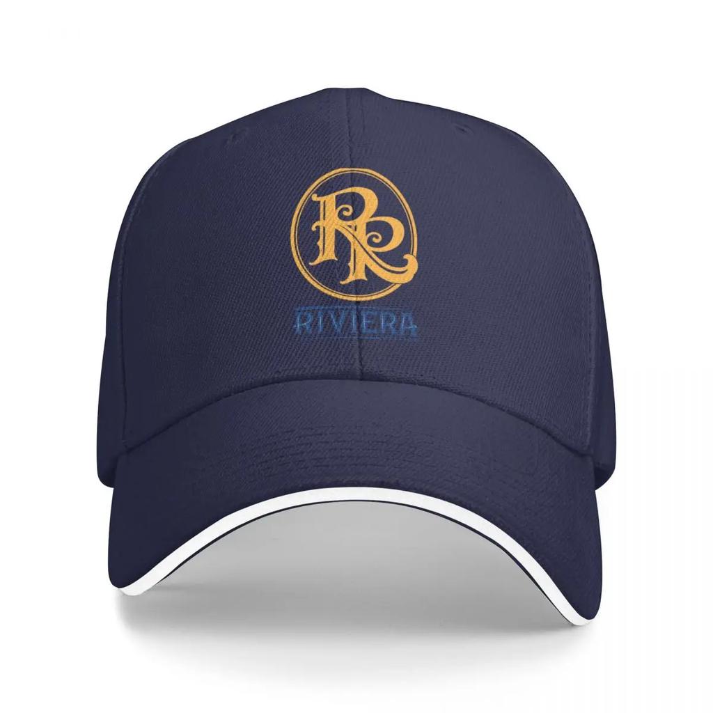 Riviera Resort Logo Baseball Cap tea Hat Military Tactical  Unique hats Womens Hats 2025 Mens