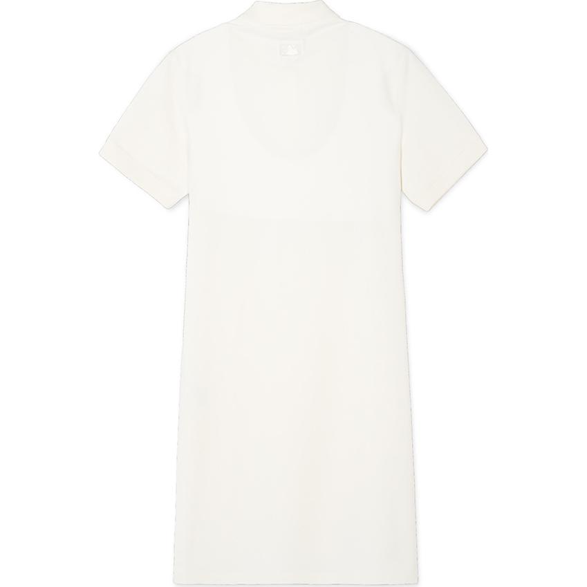 New MLB Short Sleeved Dresses Women's Cream White 3FOPH0143-50CRS