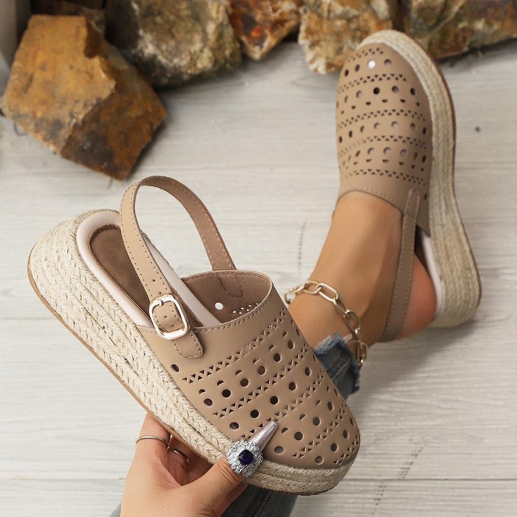 2025 NEW Spring Autumn Shoes Women's Closed Toe Half Slippers Flat Thick Bottom Comfort Casual Shoes
