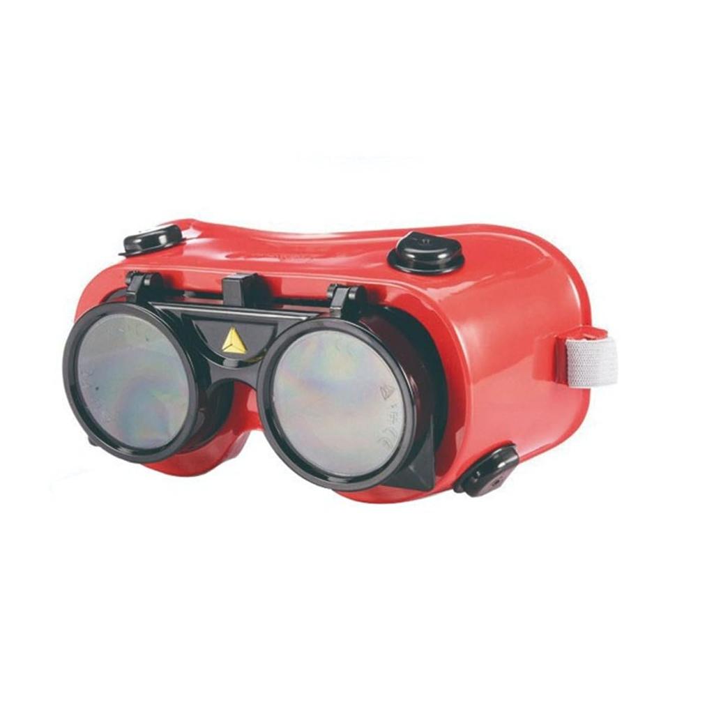 TOBA3 Elektrisches Schweißen Einziehbare Blendschutzscheibe Stufe UV400 Schutzbrille, (Polycarbonat), #5, Beschlagschutz (N.), Anti-Scratch (Klassisch),