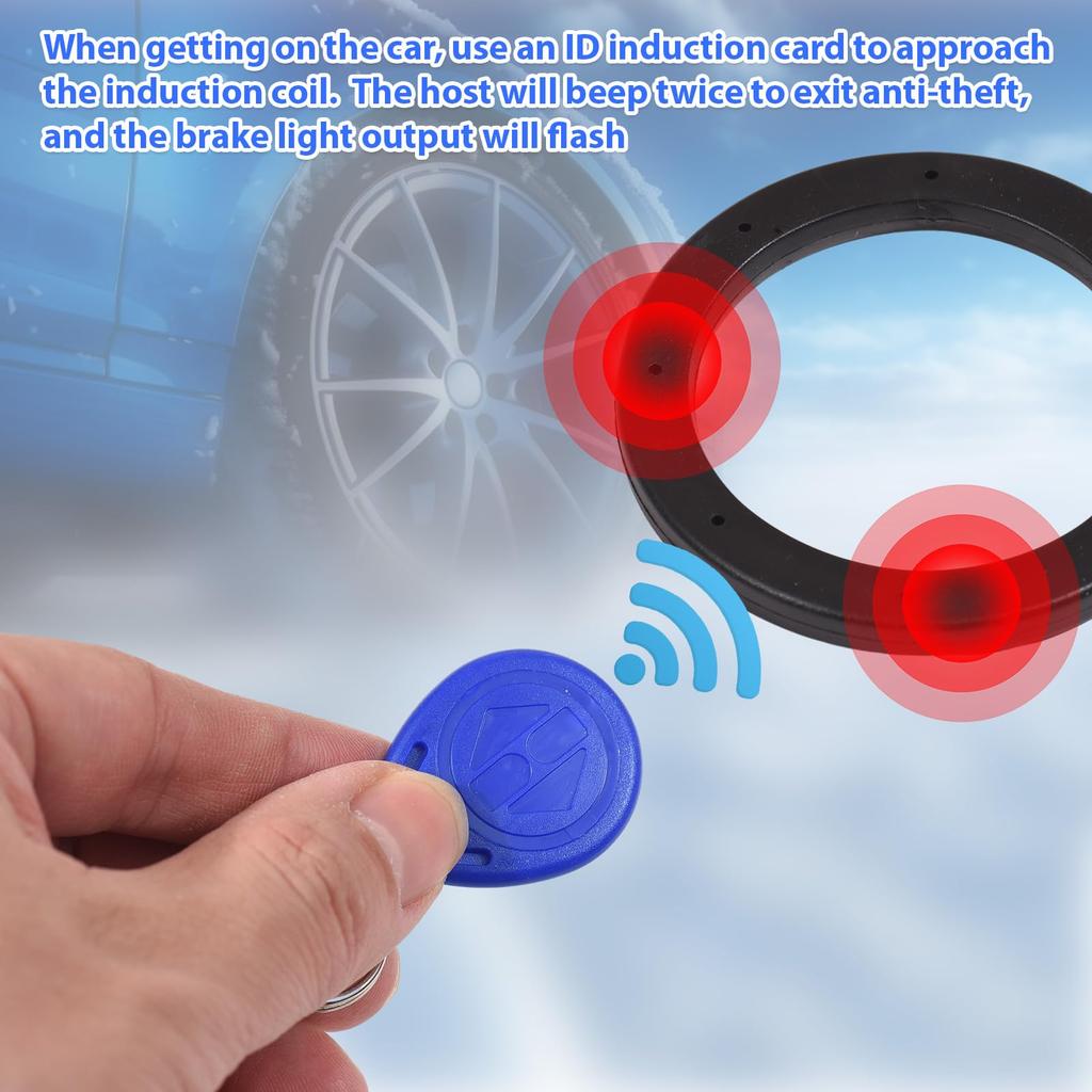 Car Alarm System, One Click Start System Push To Start Ignition One Click Stop