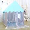 Large  Children Toy Tent 1.35M Wigwam Folding Kids Tents Tipi Baby Play House Girls Pink Princess Castle Child Room