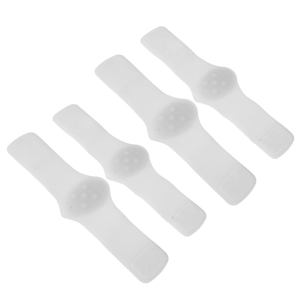 2 Pairs Arch Pad Adhesive Support Silicone Insole Elastic Flat Foot Care SuppliesWhite