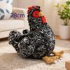 Peluche Gallo Cartone Animato Grande Giocattoli Peluche Animali Cartoni Animati Tacchino Peluche Bambole Pollo Morbido per Bambine Bambini Regalo Decorazione Casa