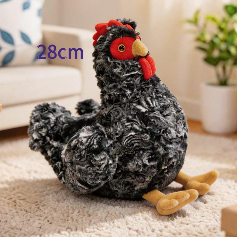 Peluche Gallo Cartone Animato Grande Giocattoli Peluche Animali Cartoni Animati Tacchino Peluche Bambole Pollo Morbido per Bambine Bambini Regalo Decorazione Casa
