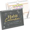 Clever Fox Habit Tracker Calendar – Pirational Goal Tracker and Habit Calendar for Atomic Habits – Colorful Habit & Goal Planner Journal To Boost