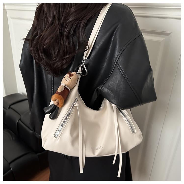 Oversized Underarm Tote Bag for Women Soft Faux Leather Commuter Shoulder Bag Large Capacity Fashion Handbag