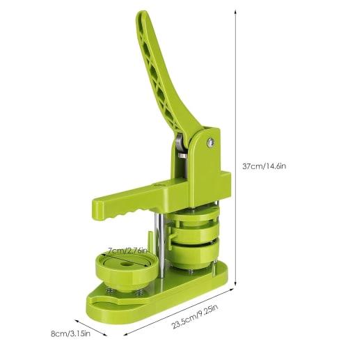 58mm Badge Maker, Rotating Badge Machine, Includes 100 Badge Materials, Compact and Lightweight, Idol Merchandise, DIY Toy, Craft, Handmade Gift