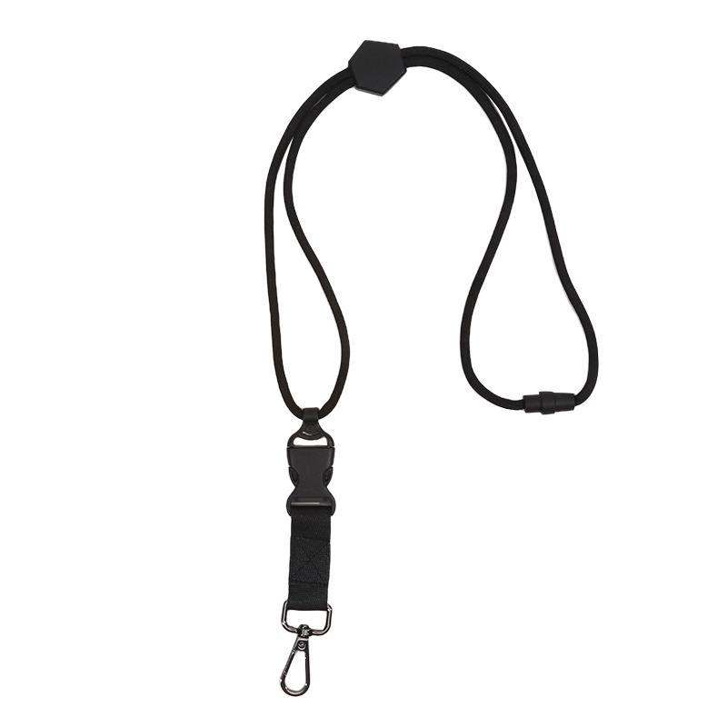 3 In 1 ID Card Badge Lanyard Adjustable Multi-function Neck Straps Key Chain Heavy Reusable Mobile Phone Lanyard Students