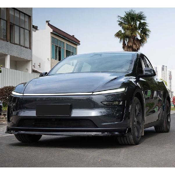 For New Tesla Model Y Juniper Launch 2025+ Front Bumper Front Lip Front Shovel Kit Sedan Body Spoiler Splitter Chin Guard Kit