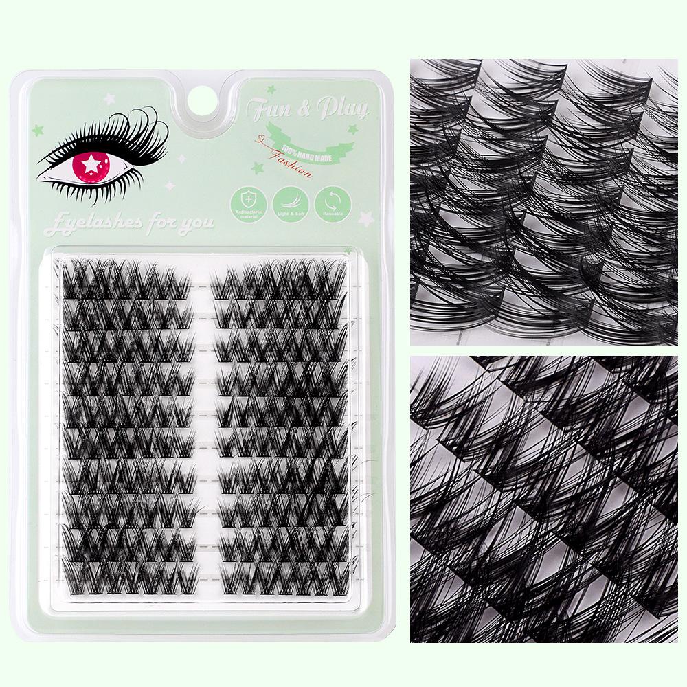 

DIY Одиночный пучок волос 140 пучков 10-16 мм Накладные ресницы Имитация Завитые Густые Ресницы