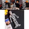 Halloween Skeleton Plush Toy With Short Velvet Fur For Kids And Collectors