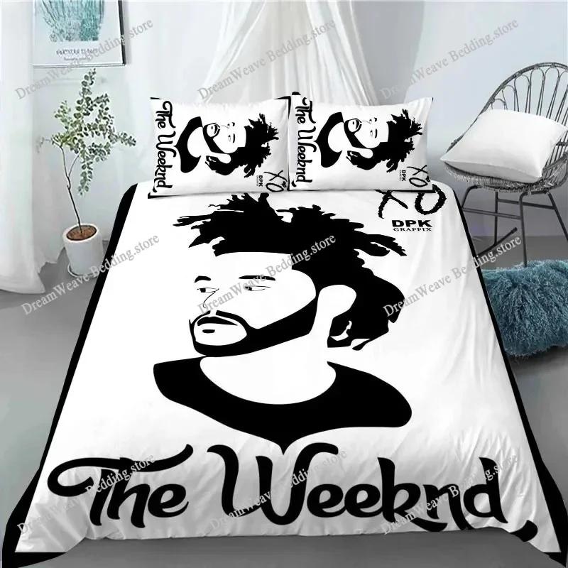 XO The Weeknd Nevresim Takımı Tek Çift Kraliçe Kral Boyutu 3D Baskılı Çarşaf Takımı Yatak Odası İçin Yeni Yorgan Kılıfı Yatak Lüks Hediye9639