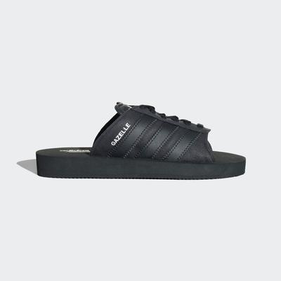 GAZELLE BEACH SLIDES Sandali Ciabatte Unisex Nero Core ORIGINALS JQ7423 Nero Core / Nero Core / Bianco Calzature