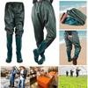 Plastic PVC Transplant Pants Wading Pants Shoes 10 Sizes Fishing Pants Integrated Fishing Pants