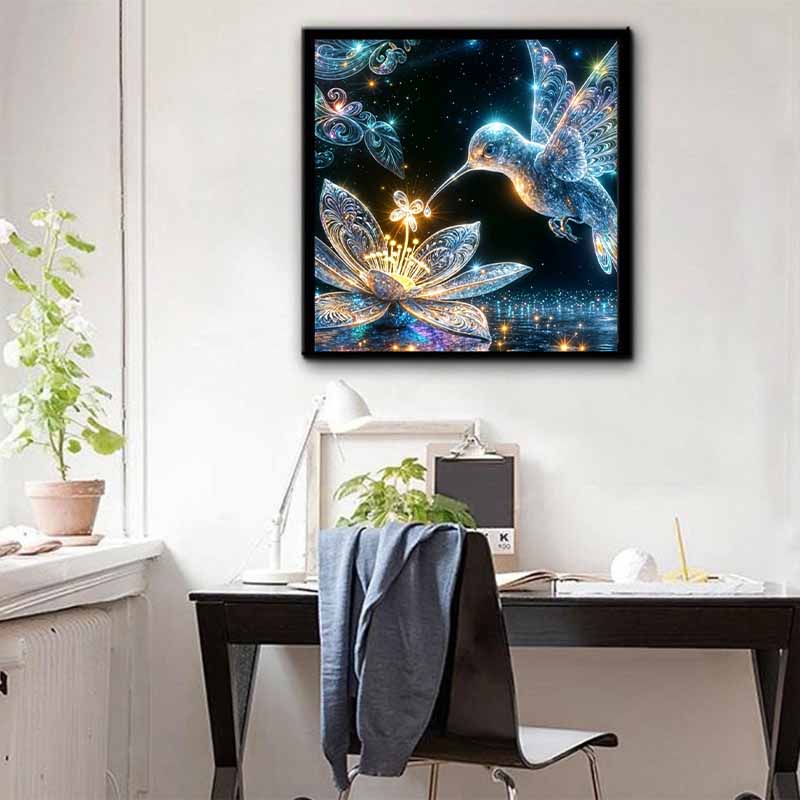 Neuankömmling 5D DIY Vollkreis Diamantmalerei "Kristallvögel und Blumen" Stickerei Kreuzstich Heimdekor Geschenk