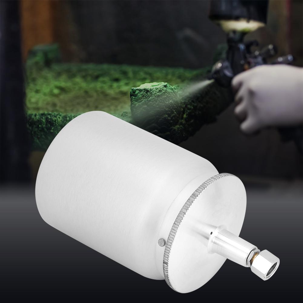 Spray Gun Paint Tank Paint Cup Pot for W‑71 Pneumatic Painting Spray Gun (600ml Suction)