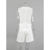 Casual Sleeveless Vest and Shorts Two-Piece Set Casual Vest Suit