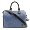 Speedy Band Riell 25 Handbag M51280 2WAYShoulder Epi Denim Blue Epi Leather Women Used
