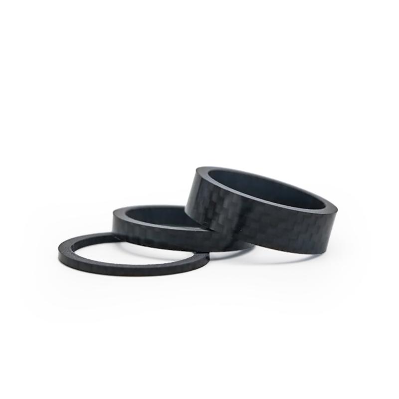 Fahrradgabel-Unterlegscheibe aus Kohlefaser und Aluminiumlegierung, Einstell-Headset-Abstandshalter, Lenkerring erhöhen, MTB, Rennrad, Gabel-Unterlegscheibe