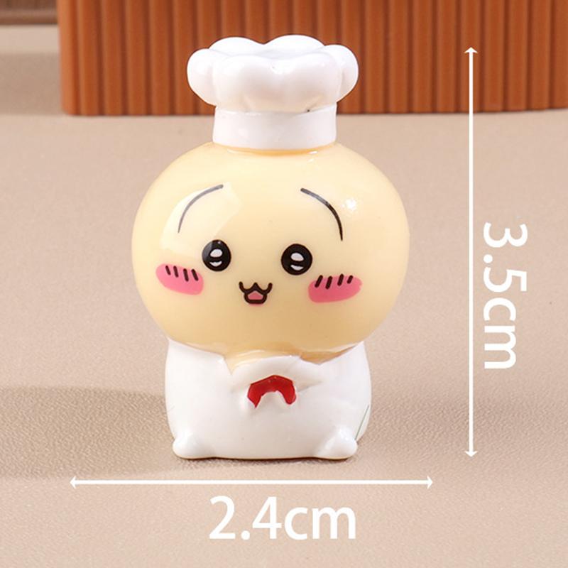 Cartoon Cute Mini Chiikawa Figurines  Miniature Desktop Car Ornament Crafts Diy Decoration Accessories Children Gifts