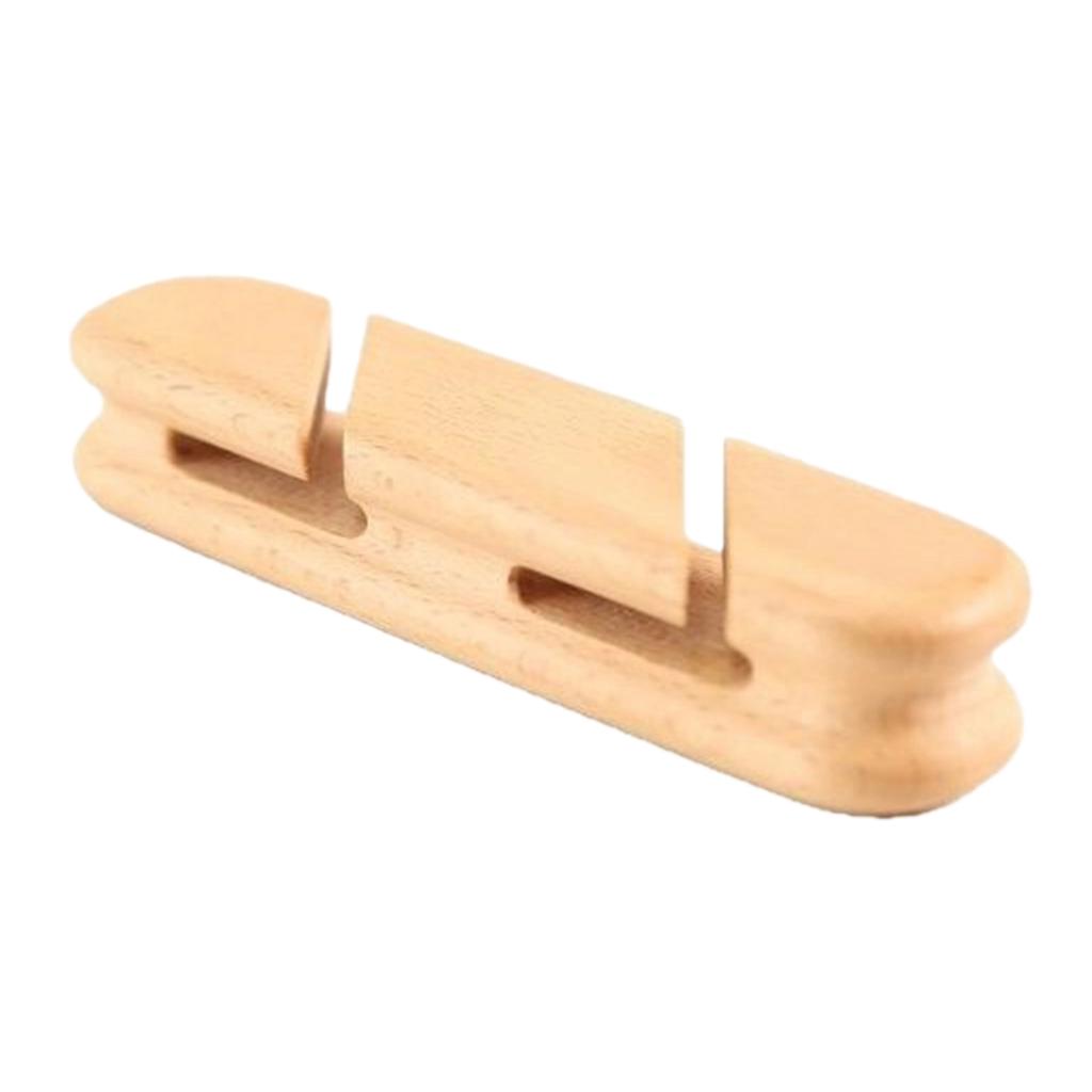 Charm Klebende Schreibtisch Holz Kabelhalter 2/3 Schlitze Kabelmanagement für Home Office Schreibtisch Auto Organisation Kabelbefestiger