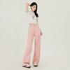 Summer Ultra Soft Lyocell Breathable All Match Straight Wide Leg Tencel Denim Pants For Ladies Casual Pants Oversize Denim Trousers