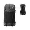 MOBI GARDEN Large Capacity 45L Hiking Made with Technical Ergonomic for and Outdoor Includes Rain Black Backpack, Bag, High-Density Materials, Design,