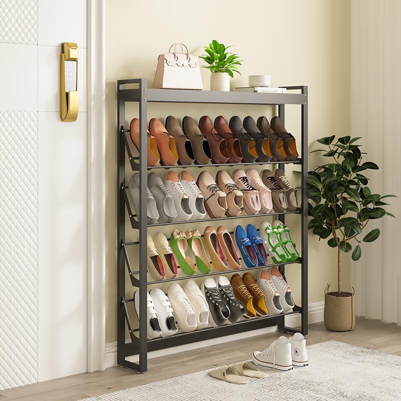 Large Capacity Multi-Tier Entryway Shoe Rack Simplistic Hallway Shoe Shelf Home Shoe Organizer Doorway Storage Cabinet