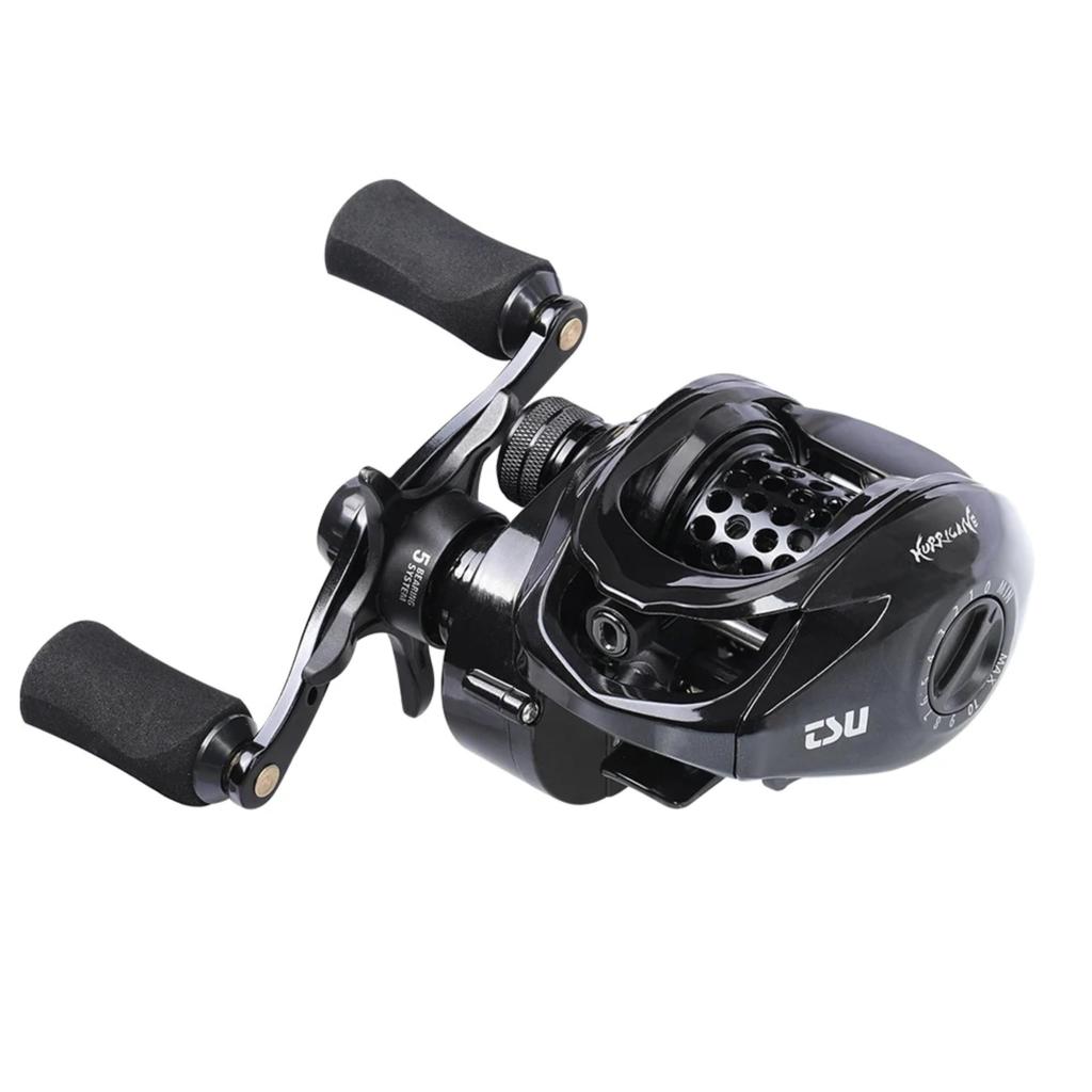 TSURINOYA Hurricane Magnetic Brake Baitcasting Reel (50, Right-Handed)