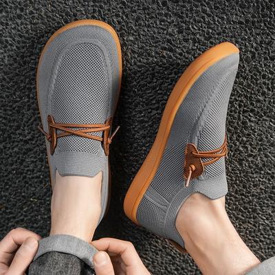 Herrenschuhe für breite Füße Anti-Rutsch Walking Sportschuhe Leicht und Atmungsaktiv Ein-Fuß-Laufschuh Fitness Tennisschuhe