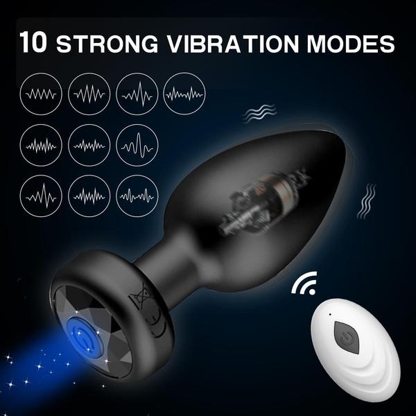 1PC Vibrating Butt Plugs, Anal Sex Toys for Male/female Vibrators, Prostate Massagers for Adult Toys for Male Sex Toys